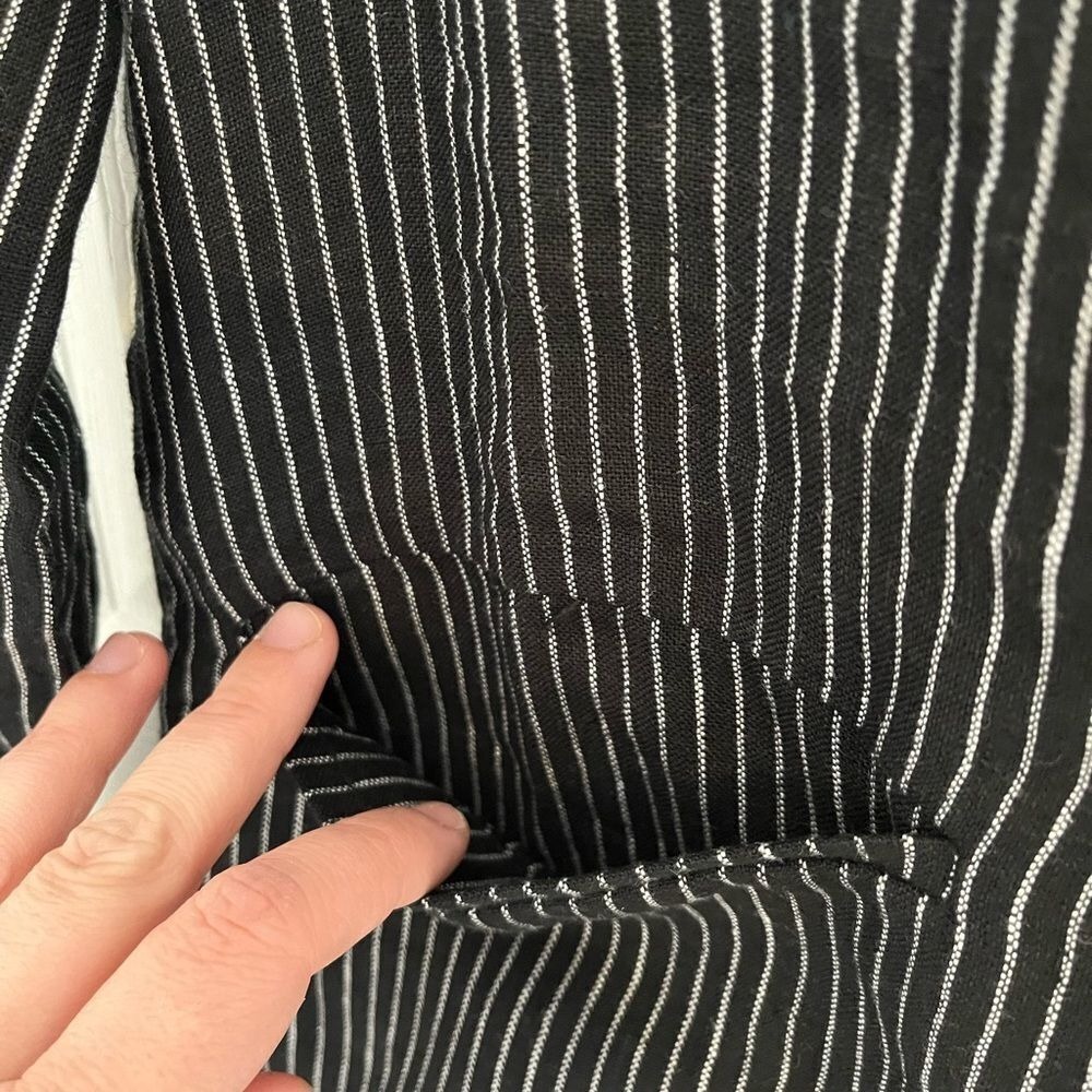Neu Nomads NWT Black Striped Karlie Women's jacket size XS - Picture 7 of 9